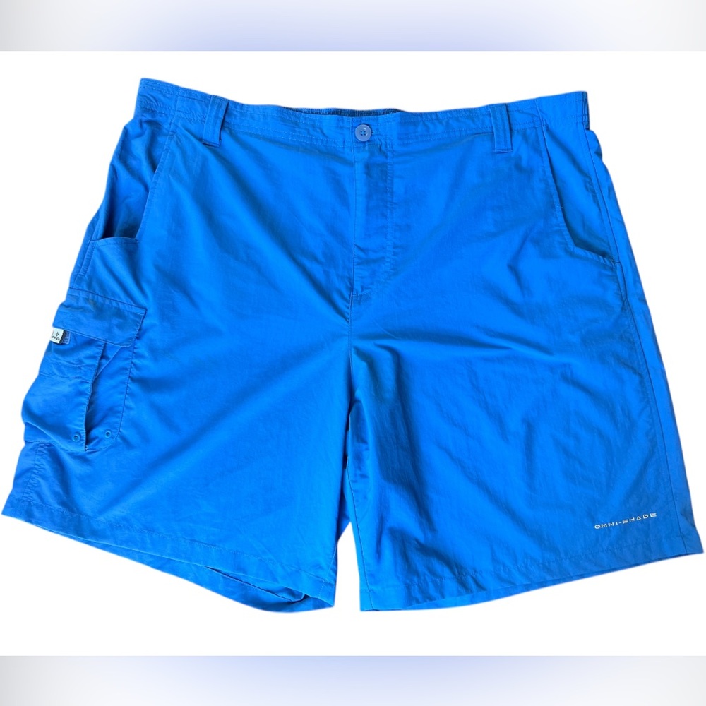 Columbia Omni Shield Men’s Blue Regular Lightweight Shorts Size XL